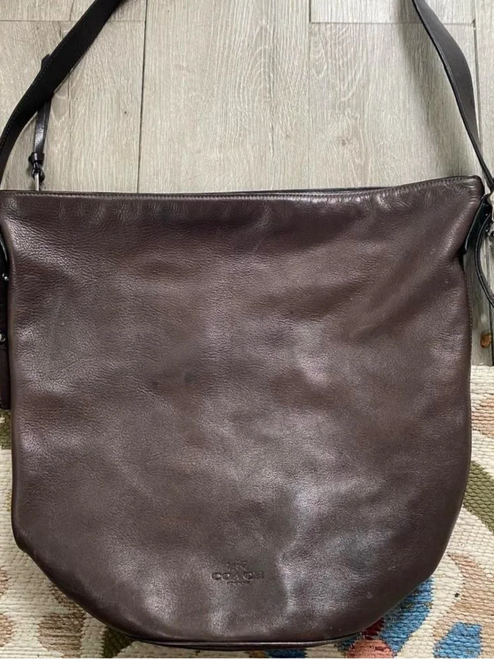 VINTAGE COACH BLEECKER SOFT PORT DUFFLE (Style 32282)